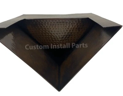 Cunha estilo V metal em cascata piscina spa fonte de água cachoeira vertedouro - Imagem 1 de 4