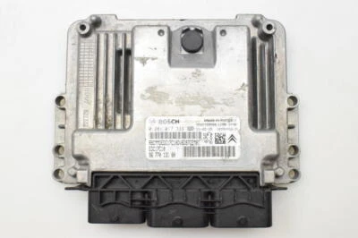 PEUGEOT 207 2011 1.6 HDI 9677013180 0281017333 ENGINE CONTROL UNIT ECU - Image 1 of 4
