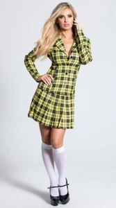 M CLUELESS Seductive School Girl CHER HOROWITZ Fancy Girl Halloween Costume - Picture 1 of 3