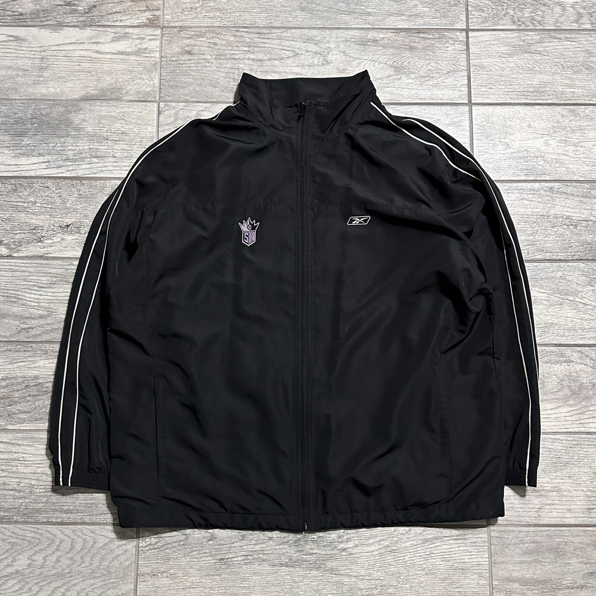 Reebok NBA ナイロンブルゾン　サイズ2XL フルジップ ブルゾン ジャケット ナイロンワッシャー アウター