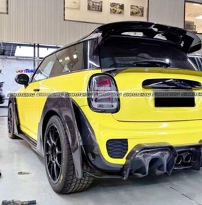 Glossy Black FRP Rear Trunk Spoiler Wing Lip For Mini Cooper  F56 2013-2018 - Picture 1 of 13