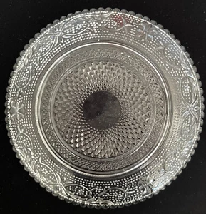 KIG Malaysia Fleur De Lis pattern Butter Dish 14.5 cm - Picture 1 of 2