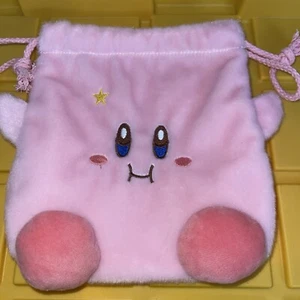 Cute Kirby Star Plush Purse Toy Kirby Plush Drawstring Pocket Bag Girls Gift - Picture 1 of 6