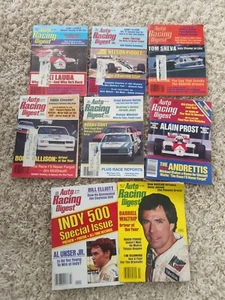  1980S AUTO RACING DIGEST MAGAZINES Lauda Piquet Sneva Waltrip Prost Gant Unser - Bild 1 von 4