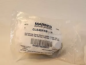 CLS40FRB-H Marinco Cam Connector 2/0-4/0 Double Set Screw Yellow NEW INVENTORY - Picture 1 of 7