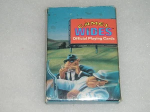 Caja de publicidad de cigarrillos estándar oficial vintage de tarjetas de juego Camel Wides - Imagen 1 de 1