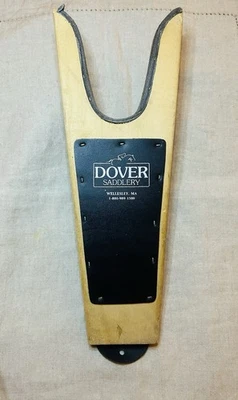 Dover Saddlery Horseback Riding Leather Lined Wooden Boot Jack, Remover, Puller - Image 1 of 4