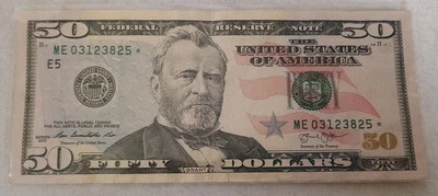 2013 $50 Fifty Dollar Federal Reserve Green Seal Star Note - Image 1 of 4