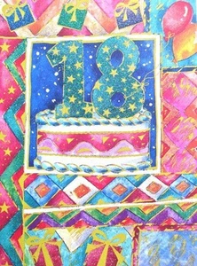 18th "Some Birthdays Stand Out From the Rest" GLITTERY BIRTHDAY CARD - Picture 1 of 1