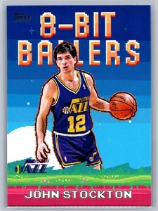 2025-26 Topps - 8-Bit Ballers - John Stockton #8B-24 - Bild 1 von 2