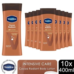Vaseline Intensivpflege Körperlotion Kakao strahlend für trockene Haut 400ml, 10er-Pack - Bild 1 von 10