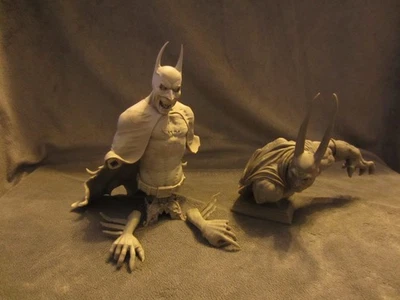 BATMAN VAMPIR 2 BÜSTEN 1/6 + LITTLE BATMAN BAUSATZ MODELLBAU FIGUR RESIN 3d DC - Bild 1 von 4