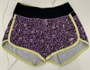 Brooks Purple Chaser Running Shorts 5" Women's Medium Colorful Brief Liner Light - Picture 1 of 10