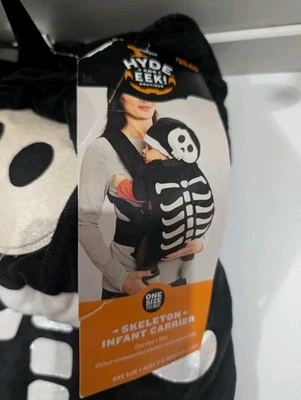 Hyde and Eek Boutique Esqueleto Portabebés Cubierta Halloween Disfraz A0231 Foto 1 de 4