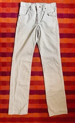 Pantalones de mezclilla de pana Wrangler tostados vintage años 70 hechos en EE. UU. estudiante 27x32 Foto 1 de 4