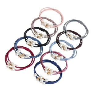  10 Pcs Colorful Hair Rings Girl Accessories Stretch Ponytail Holder - Picture 1 of 11