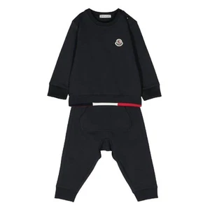 Moncler Boys Logo-Patch Cotton Tracksuit Set - Picture 1 of 3