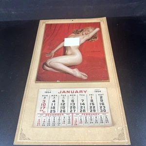 Vintage Pinup Kalender Marilyn Monroe Art Model 1954 - Bild 1 von 5