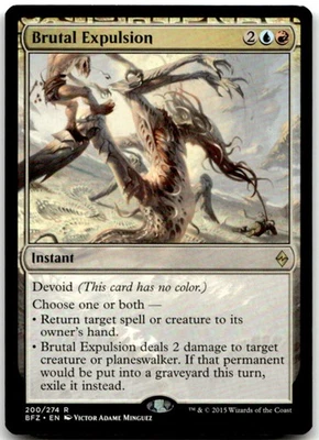 MTG Brutal Expulsion R Battle for Zendikar 200 LP - Image 1 of 2