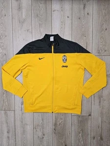 JUVENTUS 2013 2014 FOOTBALL JACKET YELLOW SOCCER JACKET ZIP XL NIKE - Picture 1 of 11