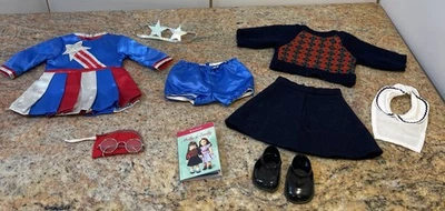 Lote Molly Pleasant Co American Girl Muñeca Miss Victory Meet RopaZapatos Gafas Foto 1 de 4