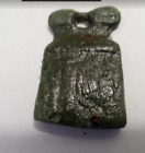 Medieval Large Bronze Strap End 12th-14th Century