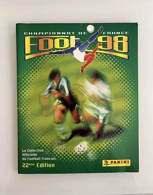 Album Panini — Foot 98 - Championnat de France de D1 et D2 1998, complet, rare - Photo 1/4
