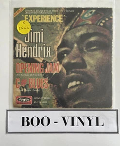 Jimi Hendrix - Opening Jam / C # Blues 7” Vinyl Record French Issue VG+ / VG - Picture 1 of 7