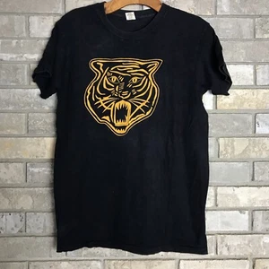 Vintage 70s 80s Hanes Graphic T Shirt Size Medium M Hernando Band Panther Tiger - Picture 1 of 6