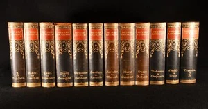 1924-30 12vol Meyer's Lexikon German Encyclopaedia Leather Binding - Picture 1 of 12