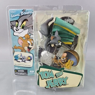 Hanna-Barbera TOM & JERRY Cartoon Figure Set Cat Mouse Series 2 McFarlane - Image 1 of 4