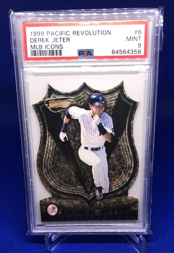 Derek Jeter 1999 Pacific Revolution MLB ICONOS #6 troquelado PSA 9 Pop 8 solo 4 10s Foto 1 de 1