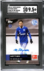 2020-21 Matthew Hoppe Topps On Demand Schalke Autographed Rookie SGC 9.5 Auto 10 - Picture 1 of 3
