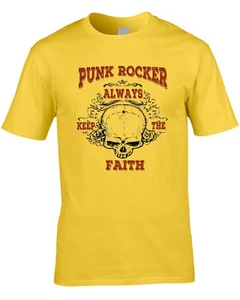 Camiseta Punk Rock Camiseta Punk Años 70 80 Psychobilly Música Calaveras Cabeza - Imagen 1 de 1