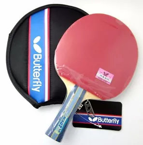 Butterfly TBC501 TBC-501 Table Tennis Paddle /Bat, w/ Case, 2 side Pips-in, UK - Picture 1 of 1
