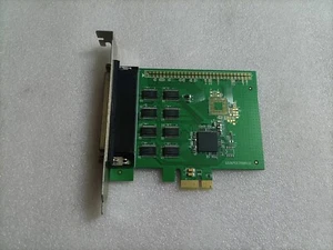 1Pcs Used  SI-PEX15041 8PORT PCI-E CARD RS-232 SERIAL - Picture 1 of 3