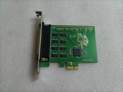 1Pcs Used  SI-PEX15041 8PORT PCI-E CARD RS-232 SERIAL - Image 1 of 3