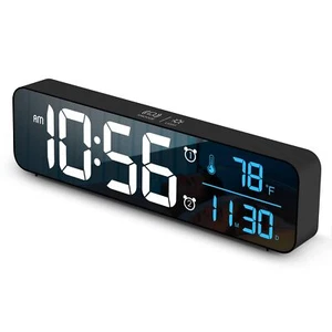 Digital Clock for Bedroom Clocks for Living Room Decor Desk Table Clock Alarm... - Picture 1 of 8