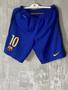 NIKE LIONEL MESSI FC BARCELONA Size M AWAY SHORTS 2015/16 - Picture 1 of 7