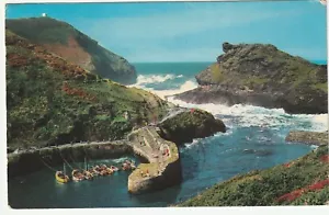 Tarjeta postal con foto de GRAN BRETAÑA ~ Boscastle, Willapark Point, USADA, 1977 - Imagen 1 de 2