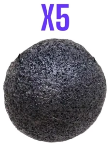 Lot of 5 Facial Konjac Sponge 100% Natural Vegetable Fiber 2.5” NIP USA Seller - Picture 1 of 7