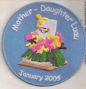 Girl Scouts Uniform Patch Mother - Daughter Luau January 2005 - Picture 1 of 1