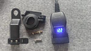 Yamaha MT07 MT09 USB Charger QC3.0 PD type C Voltmeter Auxiliary Port Genuine - Picture 1 of 8