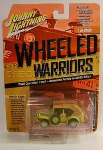 WWII DODGE WC57 COMMAND CAR V/A WHEELED WARRIORS MILITARY JOHNNY LIGHTNING 2022 - Picture 1 of 2