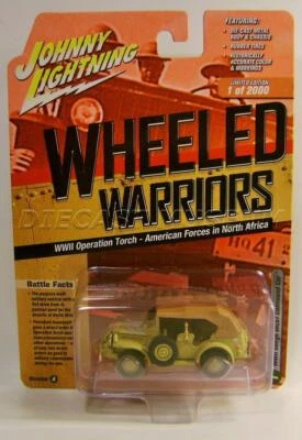 WWII DODGE WC57 COMMAND CAR V/A WHEELED WARRIORS MILITARY JOHNNY LIGHTNING 2022 - Image 1 of 2