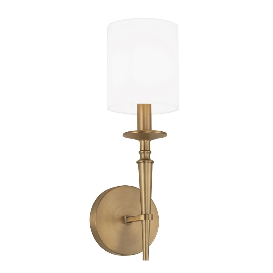 Capital Lighting Abbie 1 Light Sconce in Aged Brass - 642611AD-701 - Image 1 of 1