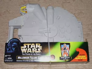 Star Wars Hasbro 1996 POTF Millennium Falke Tragetasche Keilabsatz Antillen Version - Bild 1 von 10