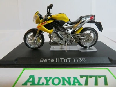 1/24 Ixo BENELLI TnT 1130 Yellow Moto Bike Motorcycle 1:24 Altaya / IXO *RARE** - Image 1 of 4