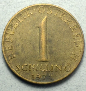 Austria 1 Shilling 1974 KM#2886 Europe Coin - Picture 1 of 2