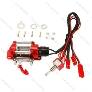 Metall Seilwinde Mit Switch Für 1/10 RC Kletterauto SCX10 D90 Tamiya Axial HSP + - Bild 1 von 8